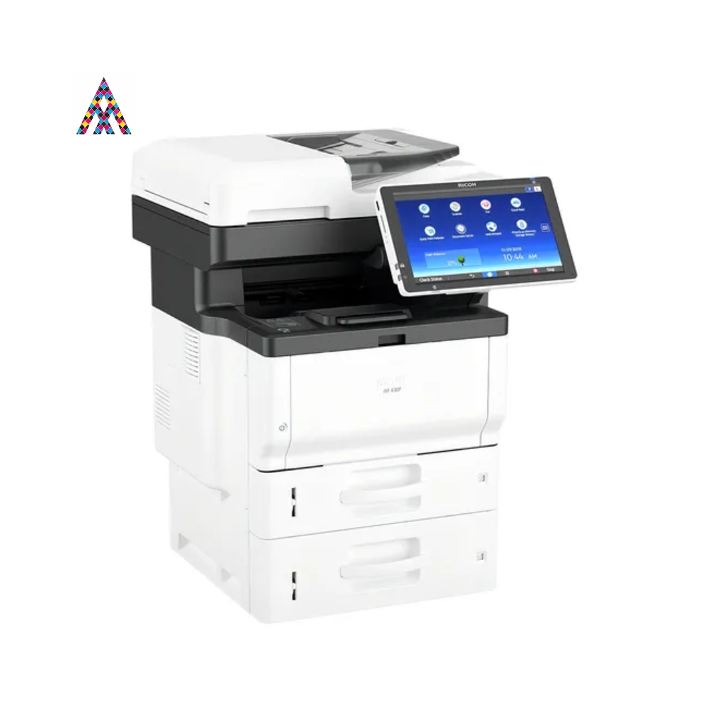 [WC-1487] Ricoh IM 430F – Multifuncional láser blanco y negro 4 en 1 con pantalla inteligente
