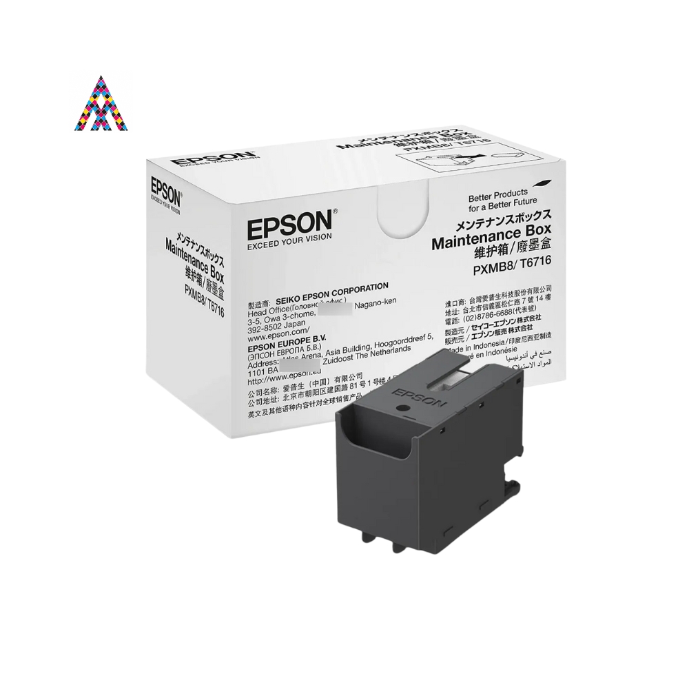 [WC-1919] Caja de Mantenimiento Epson T6716 Original – Almohadilla de Tinta para Impresoras Epson