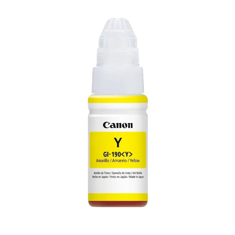 [GI190Y] Botella De Tinta Canon 190 Amarillo (GI-190Y)