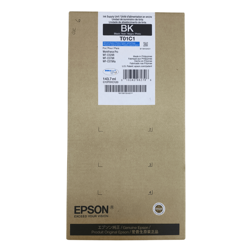[T01C120] Bolsa De Tinta Epson T01C1 Negra WF-C529R/C579R/C579Ra