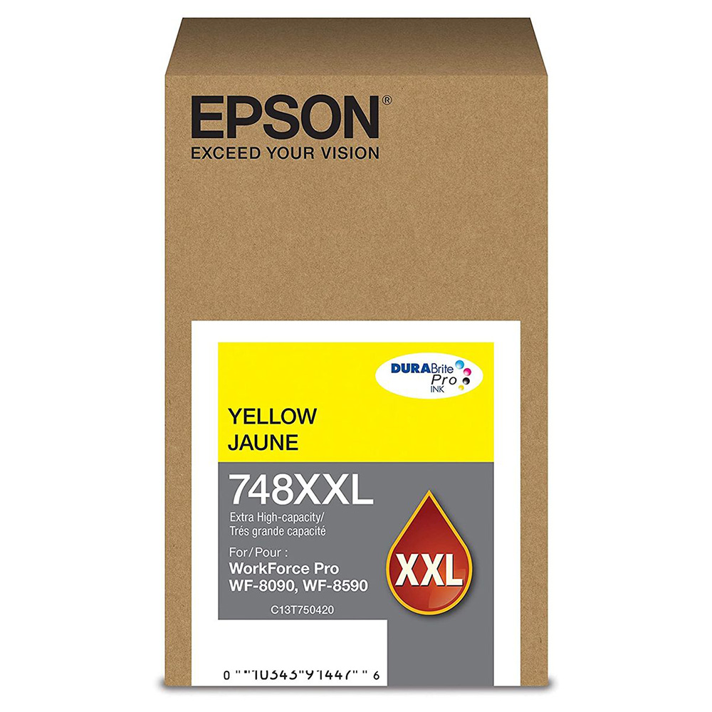 [T748XXL420Y] Cartucho De Tinta Epson 748XXL Amarillo T748XXL420 WF-6590/6090