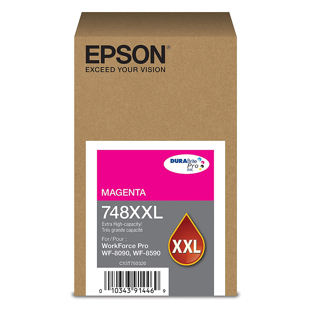 [T748XXL320M] Cartucho De Tinta Epson 748XXL Magenta T748XXL320 WF-6590/6090