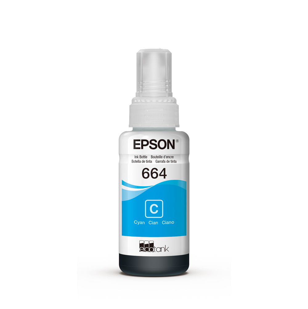[T664220] Botella De Tinta Epson 664 Cian (T664220)