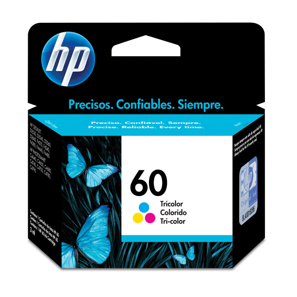 [CC643WL] Cartucho De Tinta HP 60 Tricolor Original (CC643WL)