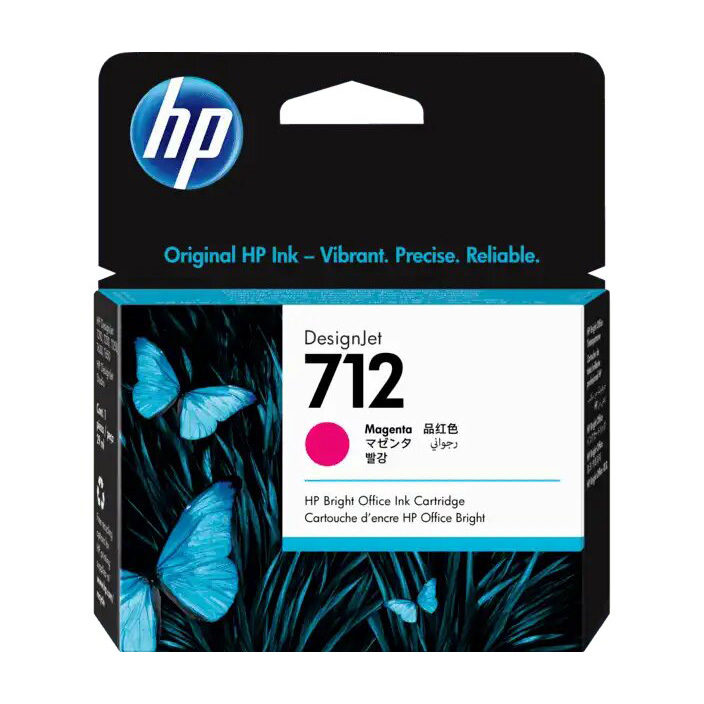 [3ED68A] Cartucho De Tinta HP 712 Magenta Original DesignJet (3ED68A)