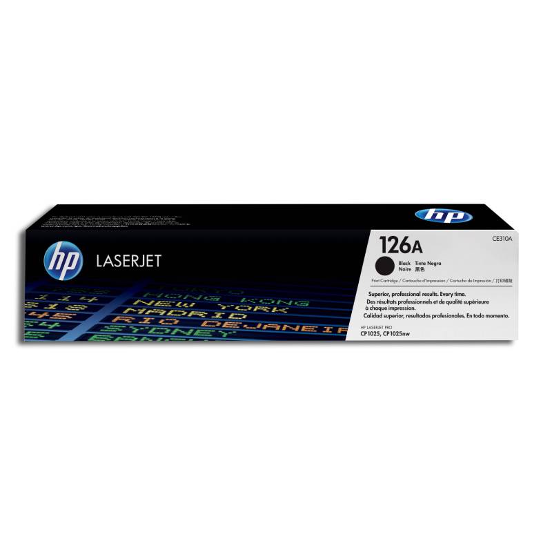 [CE310A] Cartucho De Toner HP 126A Negro Laserjet Original (CE310A)