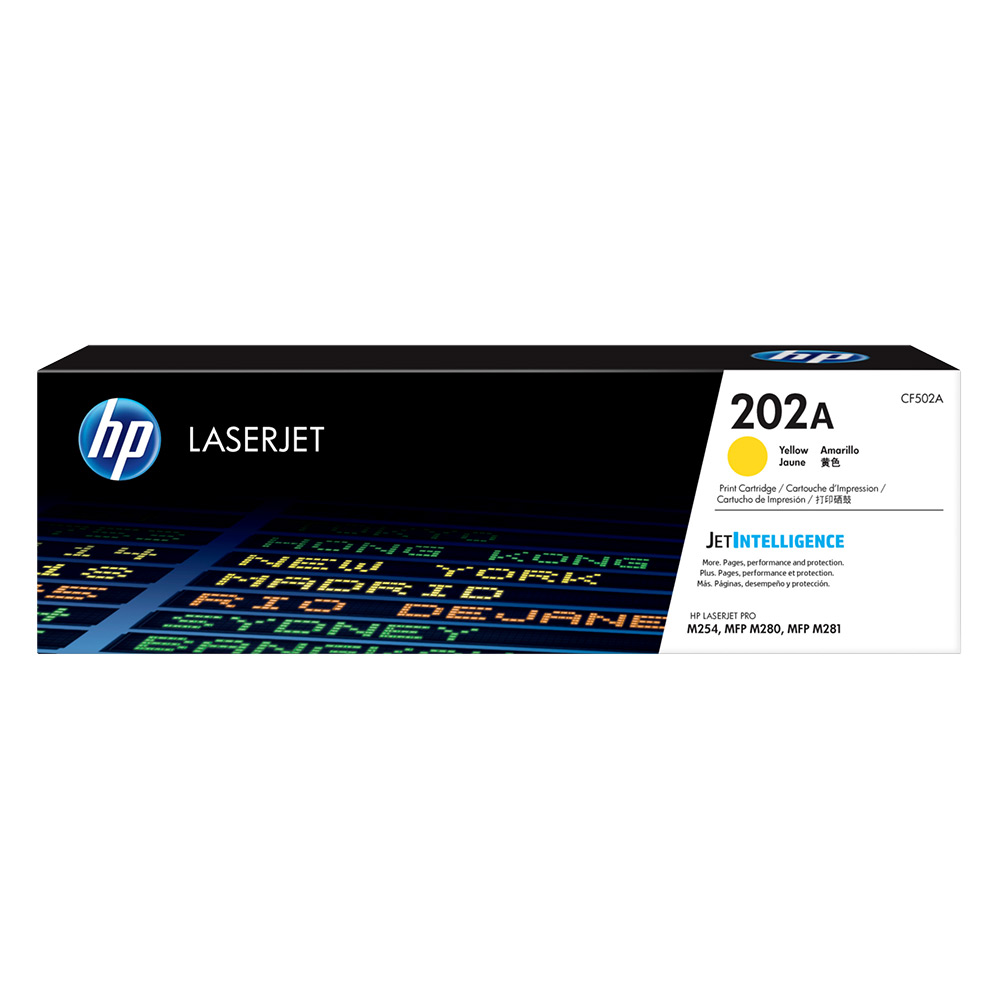 [CF502A] Cartucho De Toner HP 202A Amarillo Laserjet Original (CF502A)