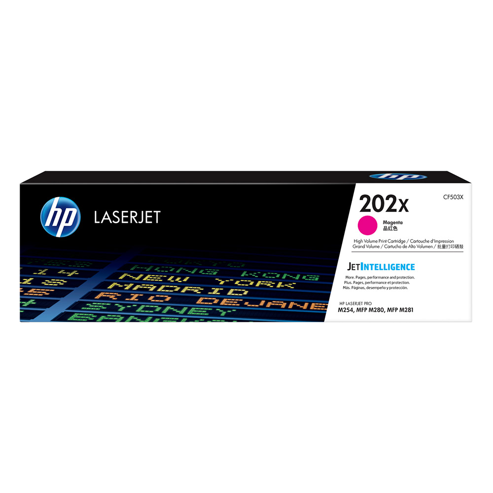 [CF503X] Cartucho De Toner HP 202X Magenta Alto Rendimiento Laserjet Original (CF503X)