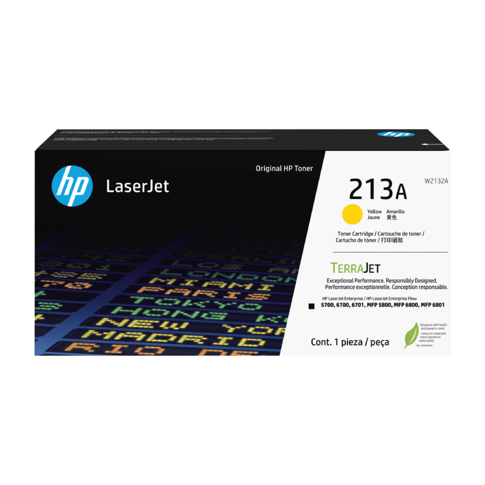 [W2132A] Cartucho De Toner HP 213A  Amarillo LaserJet Original (W2132A)
