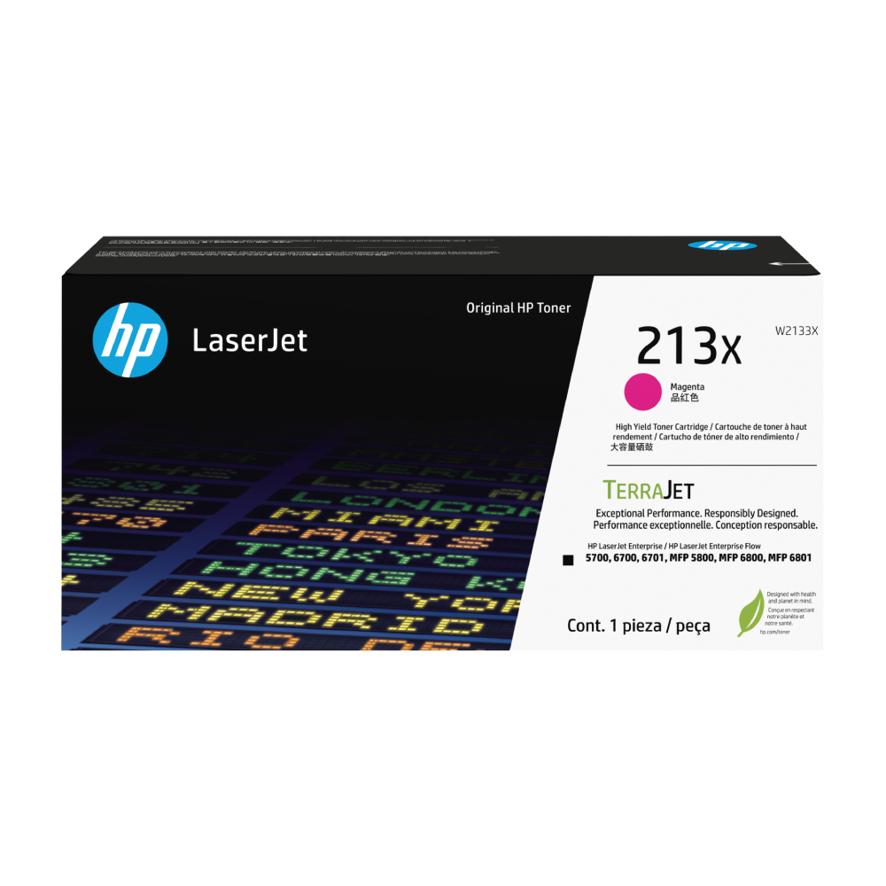 [W2133X] Cartucho De Toner HP 213X Magenta LaserJet Original (W2133X)
