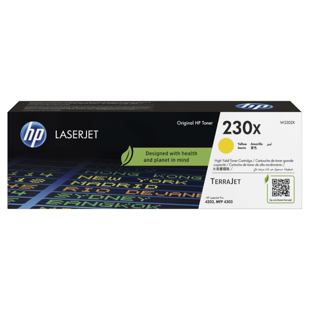 [W2302X] Cartucho De Toner HP 230X Amarillo LaserJet Original (W2302X)
