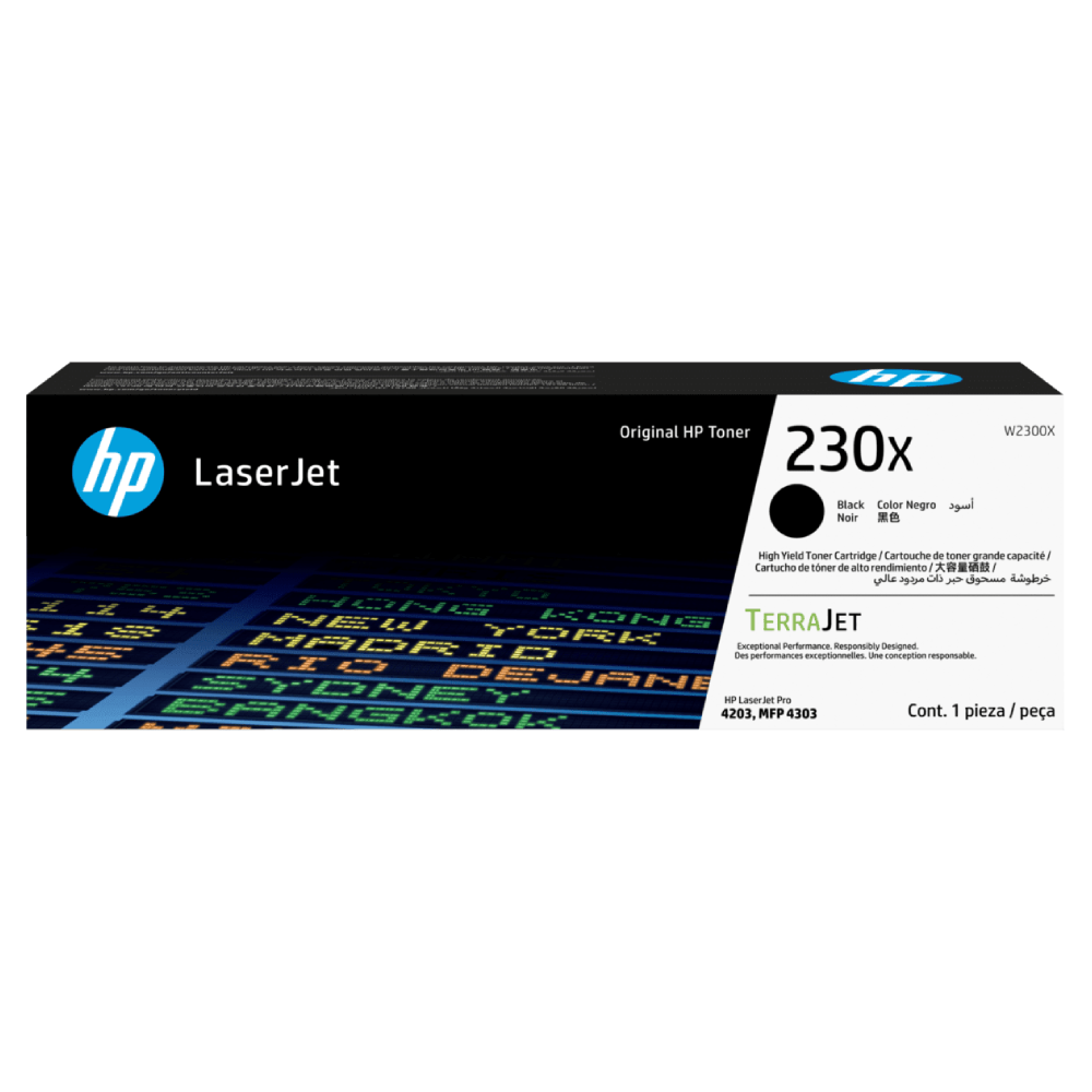 [W2300X] Cartucho De Toner HP 230X Negro LaserJet Original (W2300X)