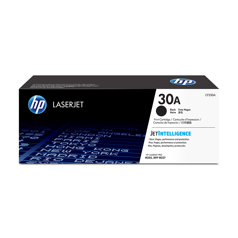 [CF230A] Cartucho De Toner HP 30A Negro Laserjet Original (CF230A)