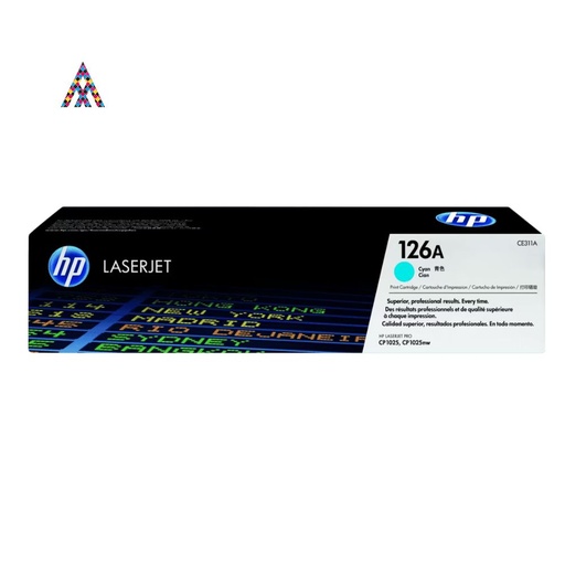 Tóner HP 126A CE311A Original Azul